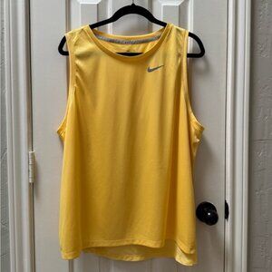 Nike Miler 2X Running Tank, Topaz Gold